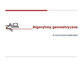 Algorytmy geometryczne