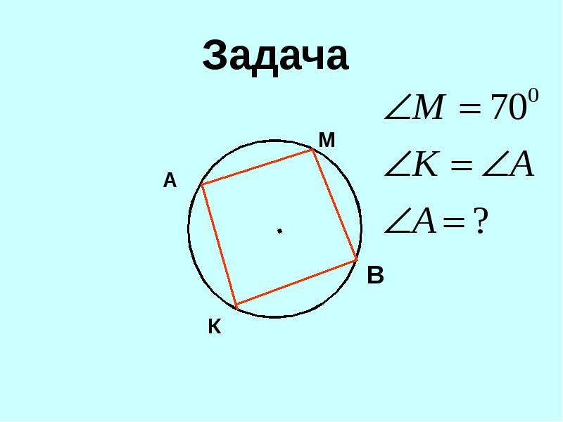 Урок геометрии 8 класс окружность