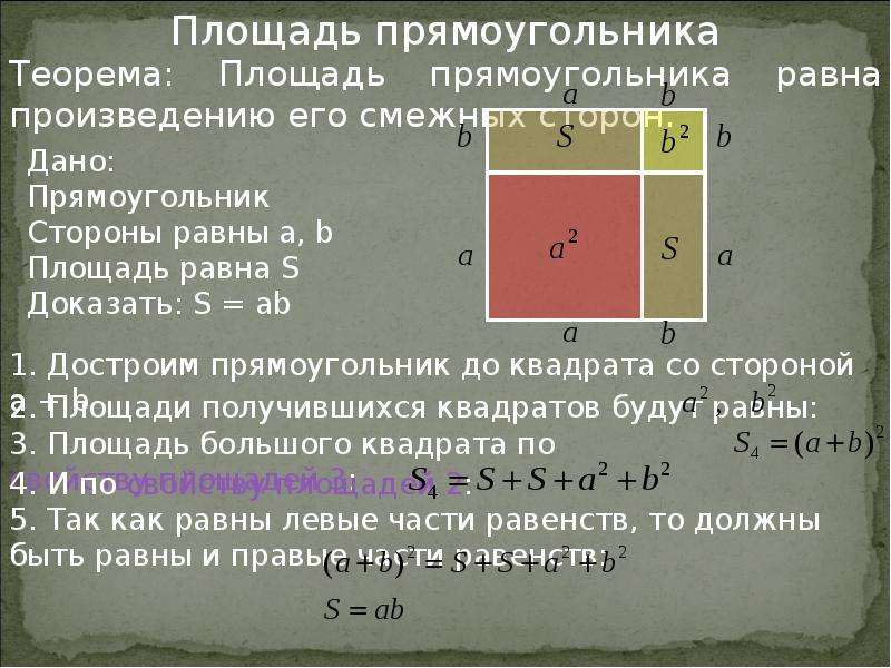 Презентация о прямоугольнике