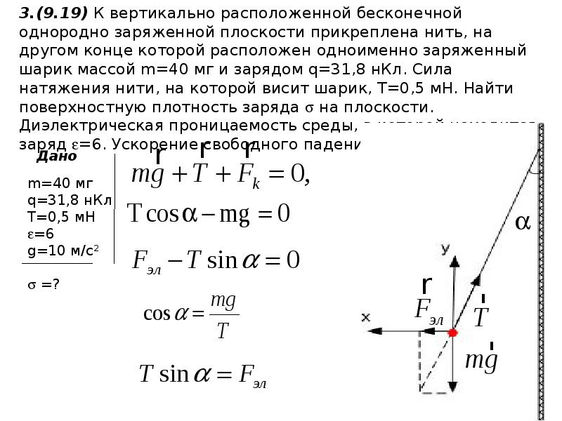 Маленький шарик массой 0 4 г подвешен. Задачи на закон кулона и напряженность электрического поля. Закон кулона напряженность. Сила кулона через напряженность.