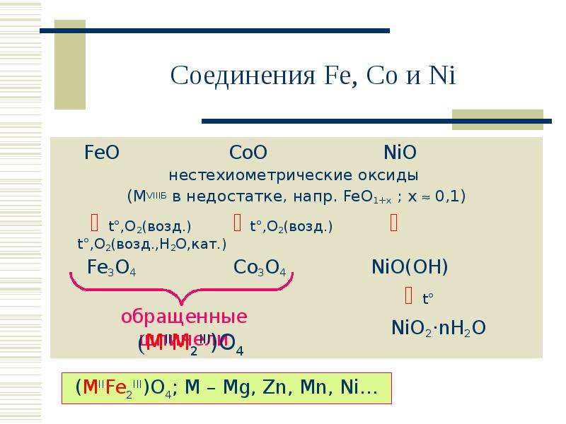 Характеристика железа по плану 9