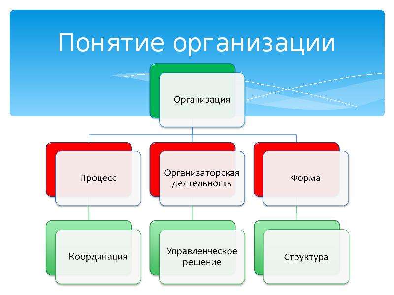 Понятие организационного проекта