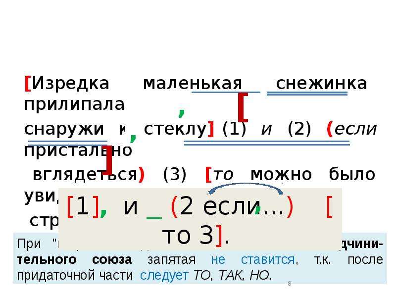 Изредка как пишется и почему. Изредка маленькая Снежинка прилипала снаружи к стеклу. Изредка маленькая. Пунктуация в сложных предложениях с разными видами связи. Знаки препинания на стыке союзов в сложном предложении.