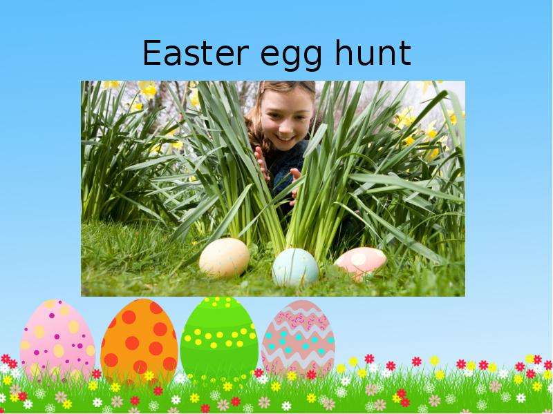 Easter egg hunt. 