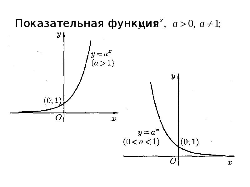 Показательная функция проект