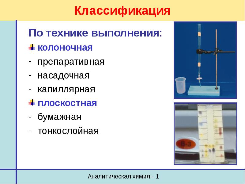 Физико химические методы аналитической химии