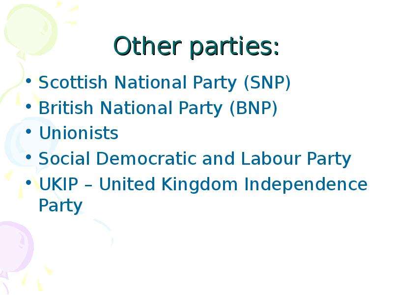 British political parties