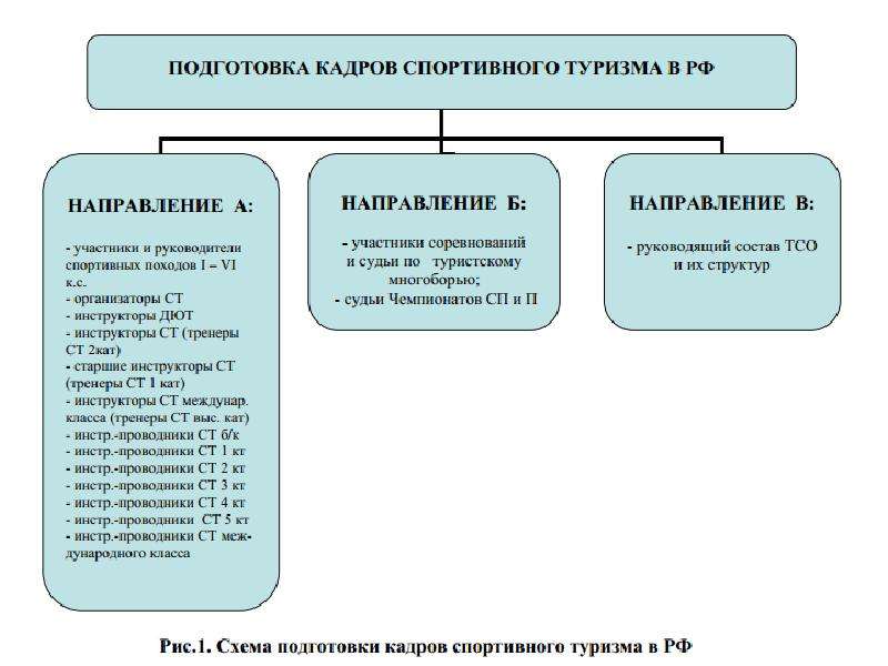 Подготовка кадров каких. Подготовка туристских кадров. Подготовка кадров в спорте. Источники туристского права. Специальная Туристская подготовка схема.