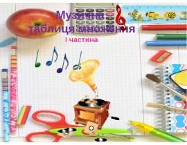 Музична таблиця множення
