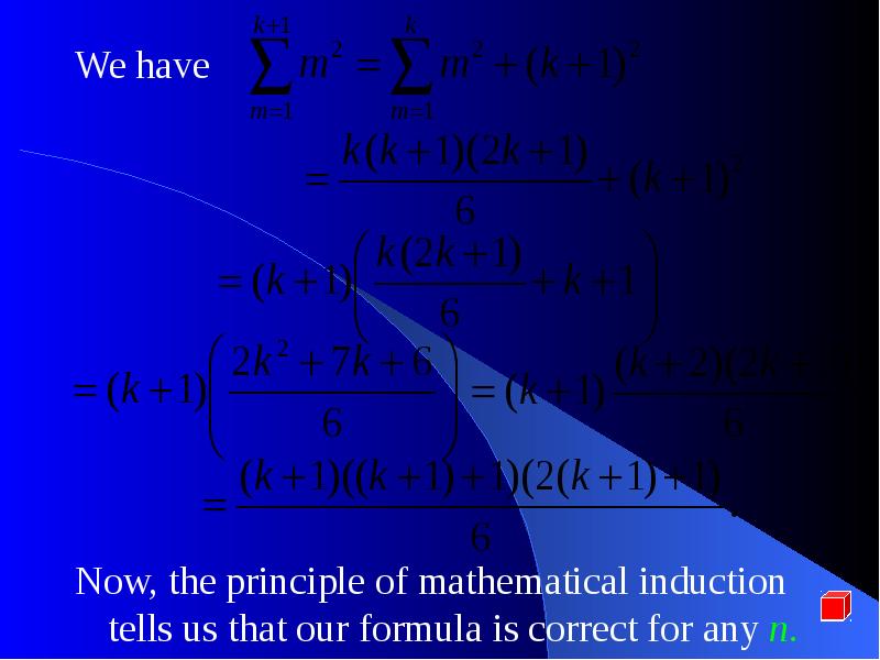 Mathematical Induction, слайд 6