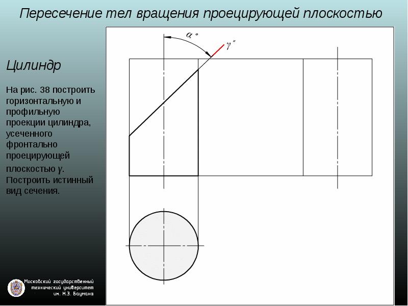 Проекция цилиндра