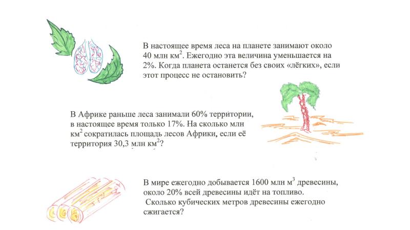 Математика в экологии проект