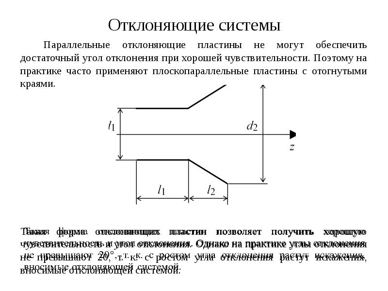 Отклоняющееся система. Чувствительность отклоняющей системы. Отклоняющиеся системы в электронной технике. Сопротивление отклоняющая система. Лазерные отклоняющие системы.