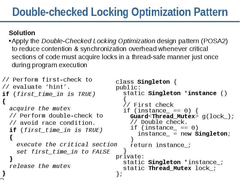 Double be checked