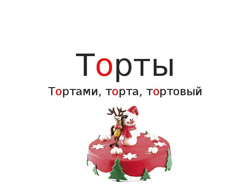 Орфоэпия торты или торты