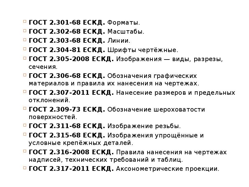 Единая система конструкторской документации презентация