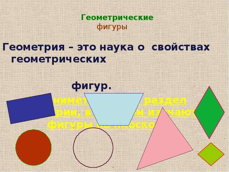 Геометрические фигуры презентация. Свойства геометрических фигур. Свойства геометрических фигур на плоскости. Геометрические характеристики фигур. Основные свойства геометрических фигур на плоскости.