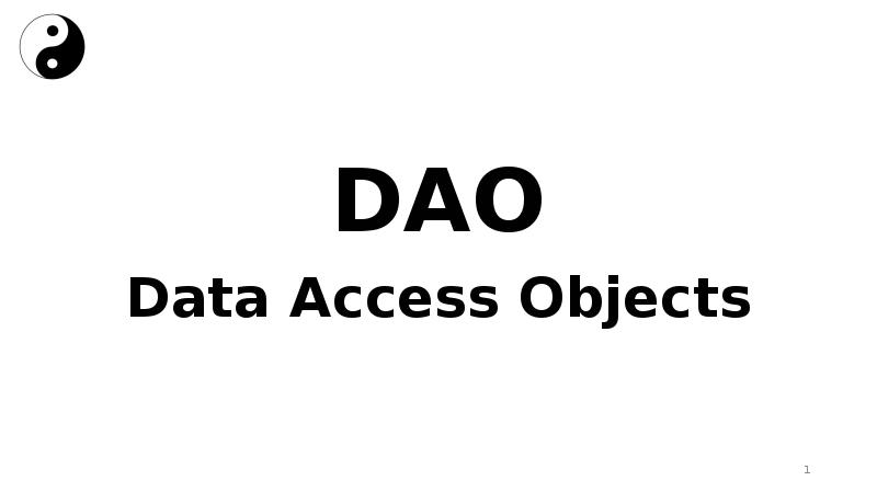 Data access object