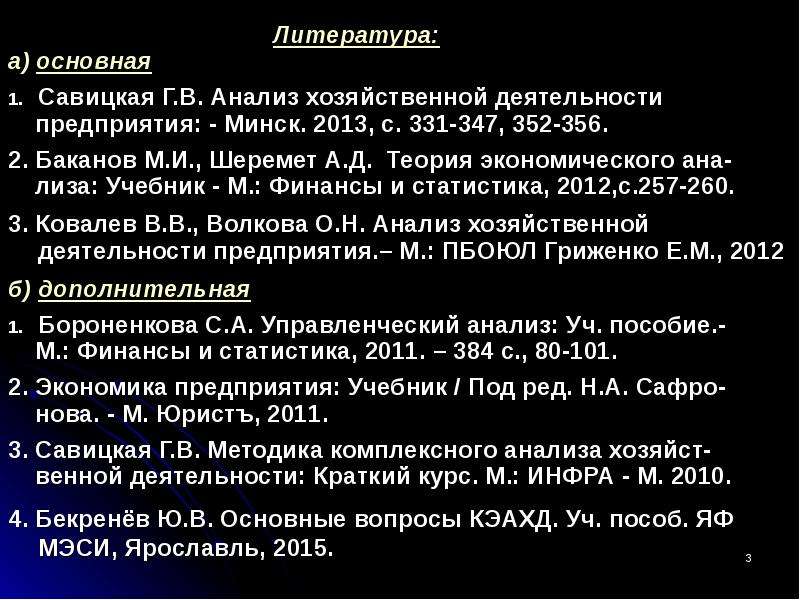 Анализ использования учебников