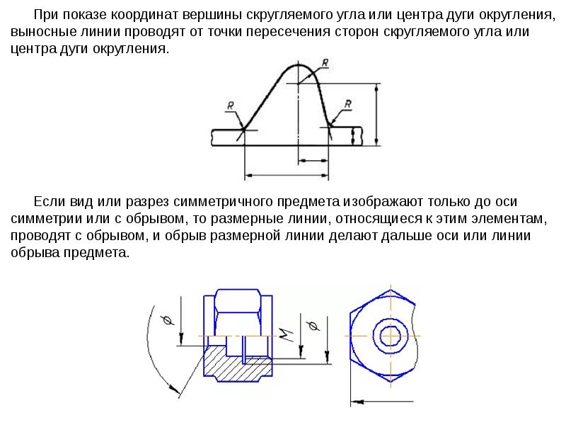 С проведения каких линий обычно начинают выполнение чертежей