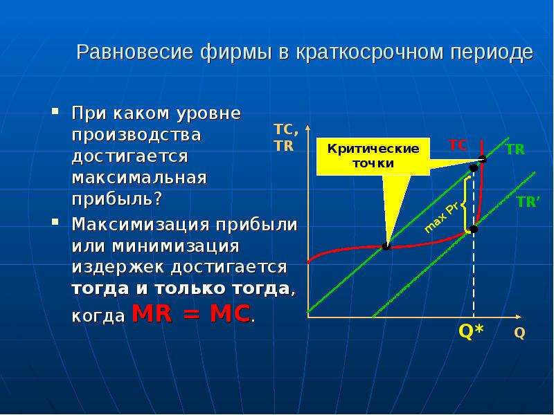 Поведение фирмы