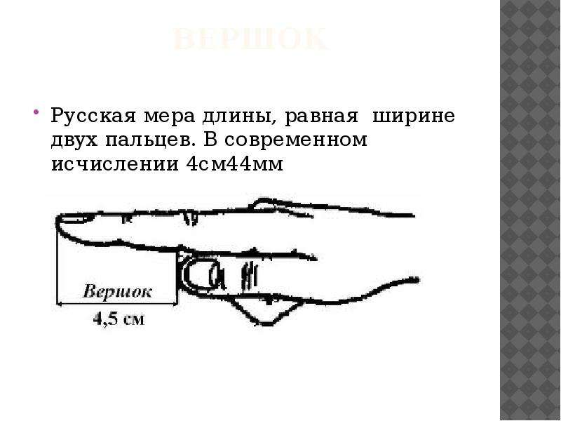 Мера длины шаг картинки