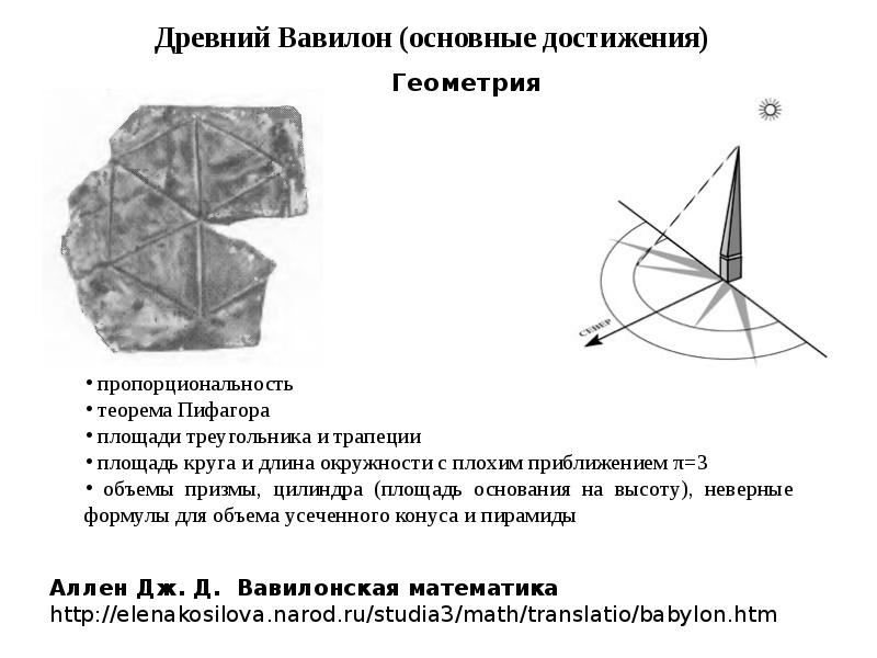 Экономика и математика древнего вавилона проект 5 класс