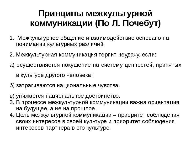 Особенности межкультурной деловой коммуникации презентация