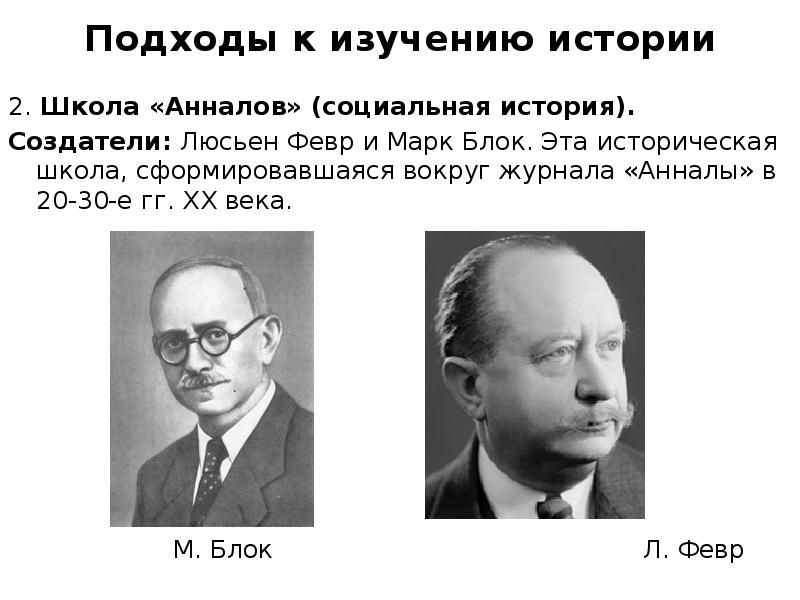 История изучения общества. Марк блок школа Анналов. Французская историческая школа Анналов. Школа «Анналов». М. блок, л. февр.. Люсьен февр и Марк блок.