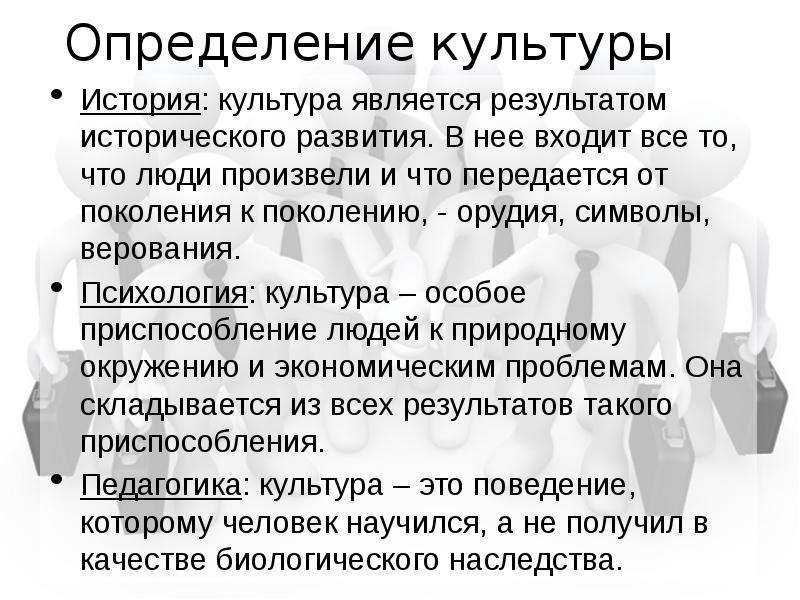 1 культура определение