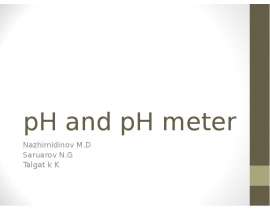 pH and pH meter