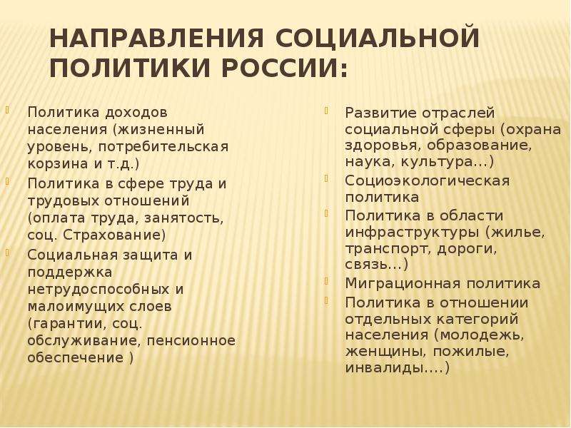 Сайт социальной политики. Направления социальной политики. Направления социальной политики в России. Основные направления социальной политики. Основные направления социальной политики РФ.