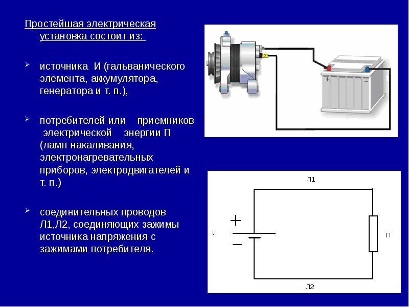 Простейшие электрические