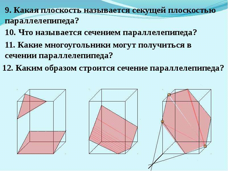 Тетраэдр параллелепипед презентация