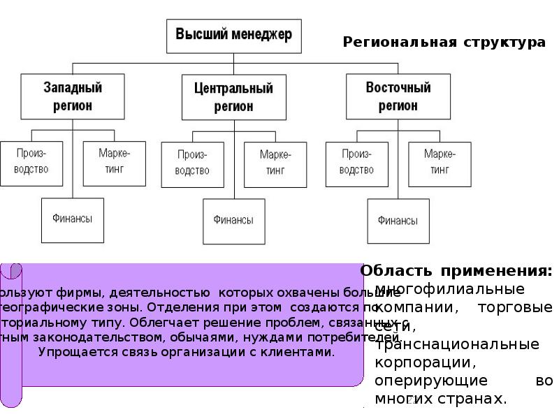 Характеристика организационной структуры