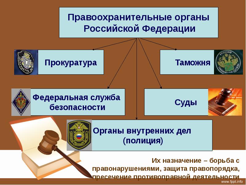 Презентация на тему правоохранительные органы