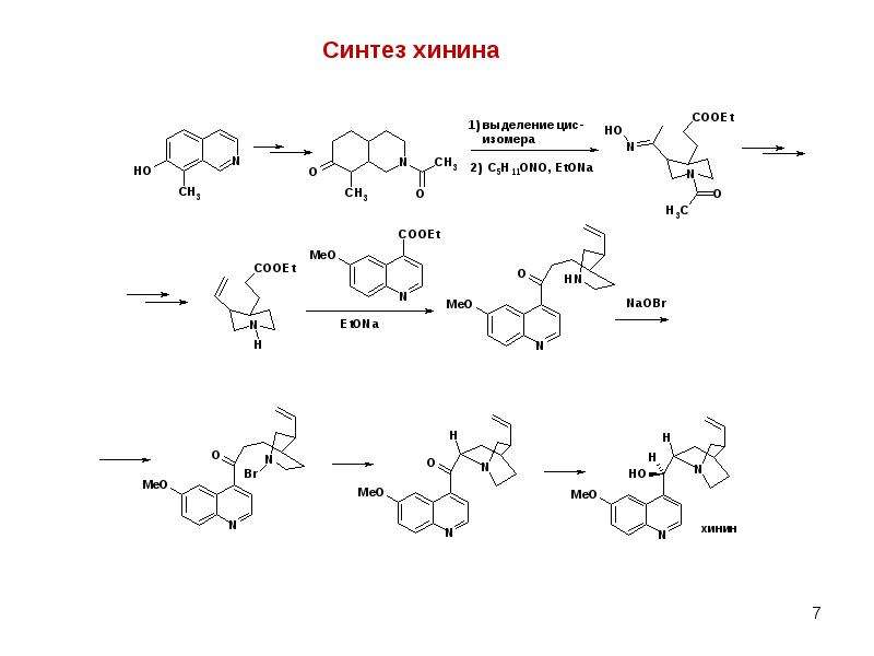 Синтез ответ 1. Синтез хинина. Хинин Биосинтез. Нитрование хинолина. Хинин гидрохлорид окисление.