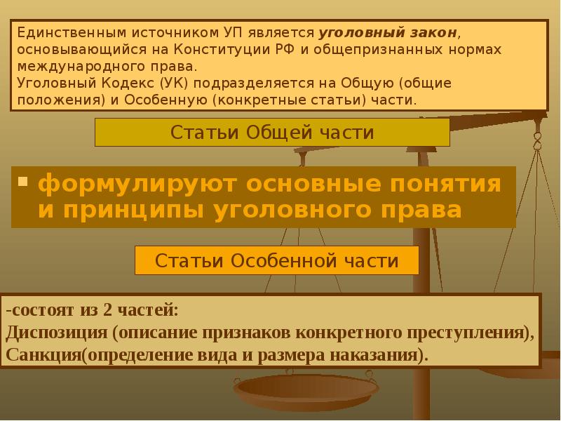 Основные понятия и институты уголовного права 9 класс презентация