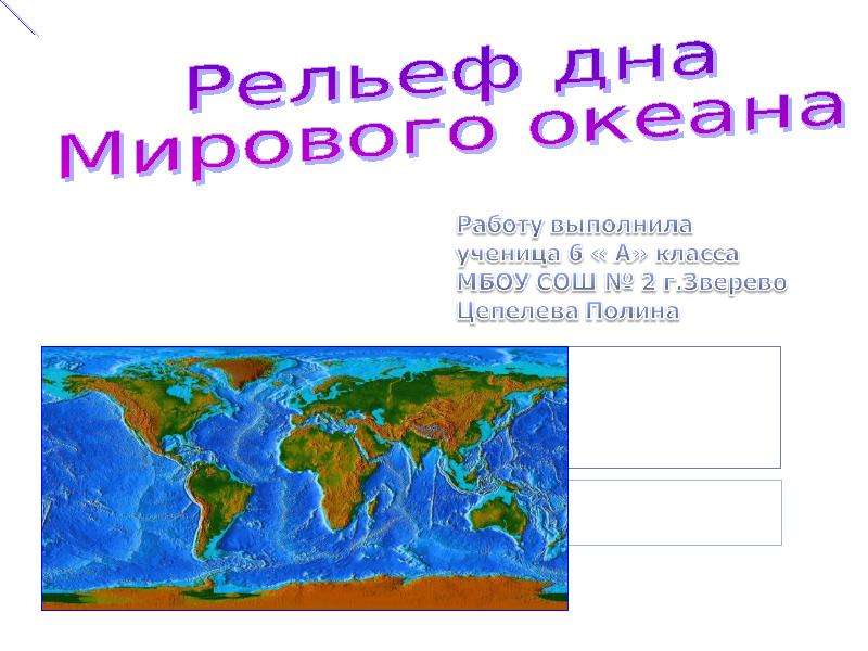 Рельеф мирового океана 6 класс география презентация