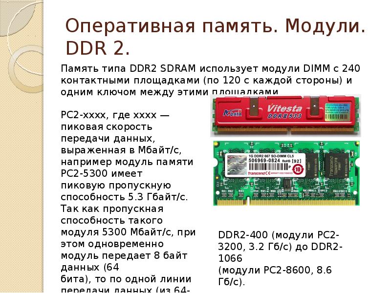 Схема модуля ddr3