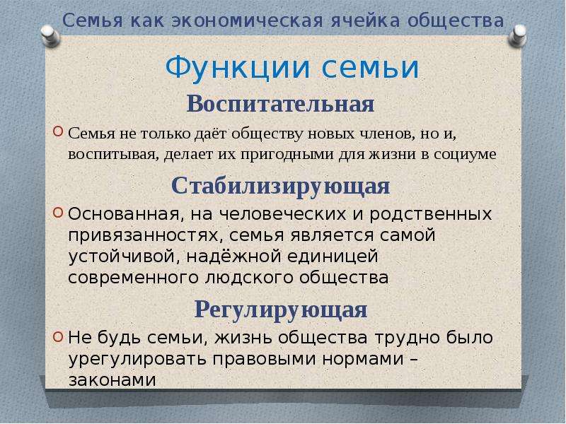 Семья ячейка общества презентация 2 класс