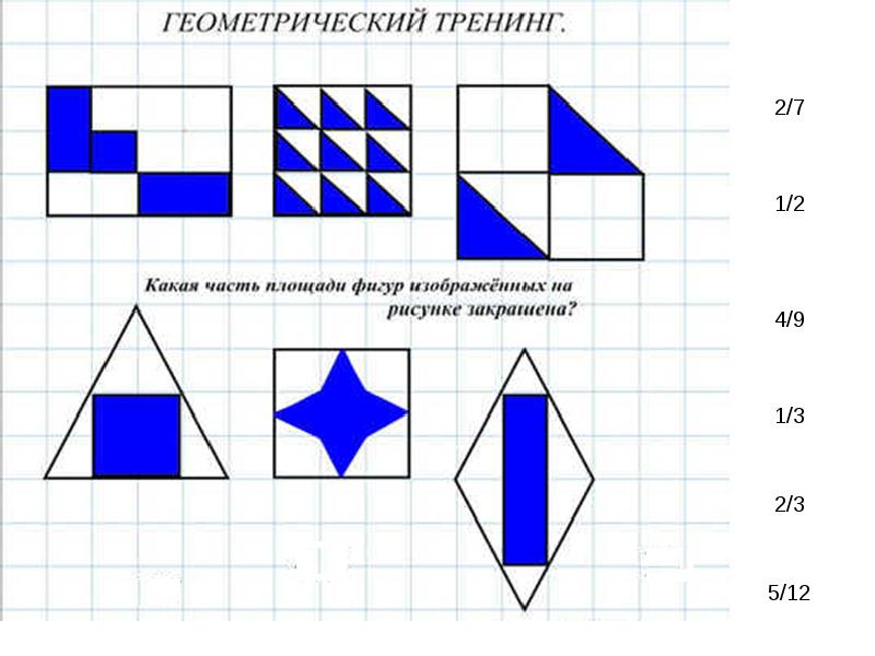 Геометрический тренинг 5 класс презентация наглядная геометрия