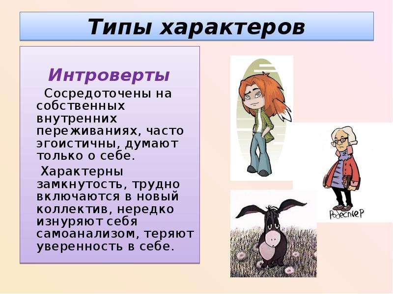 Презентация на тему психологические особенности личности 8 класс биология