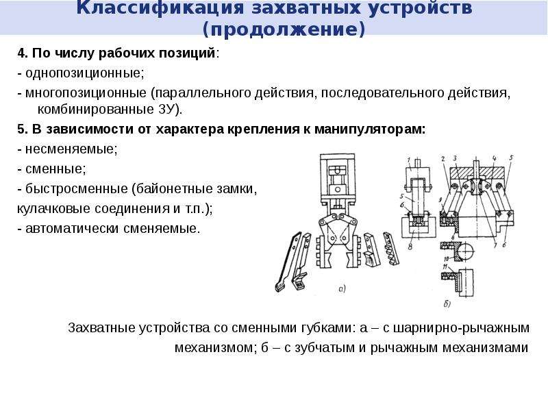 Чертеж захватного устройства