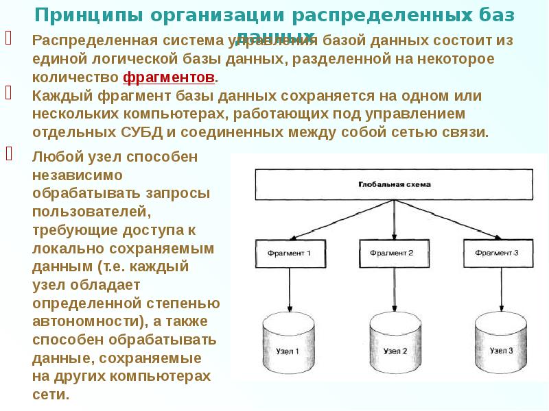 База распределен