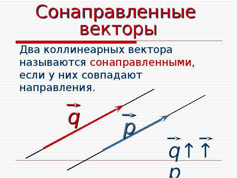 Сонаправленные векторы равны. Коллинеарные и сонаправленные векторы в пространстве. 2 Коллинеарных вектора сонаправлены. Сонаправленные векторы и коллинеарные векторы. Векторы называются сонаправленными если их.