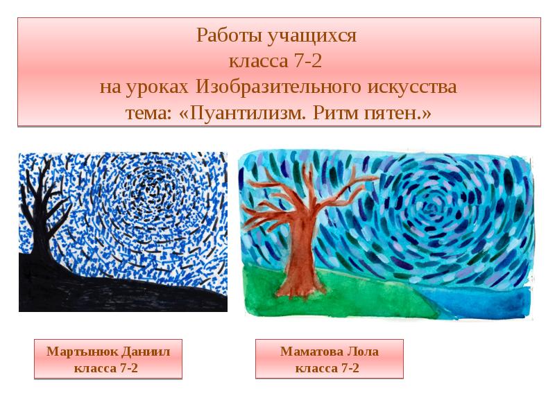 Урок изо 2 класс ритм пятен презентация