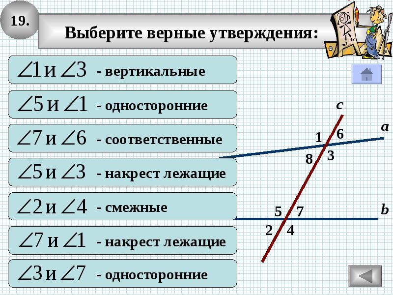 Презентация параллельные прямые 7 класс атанасян