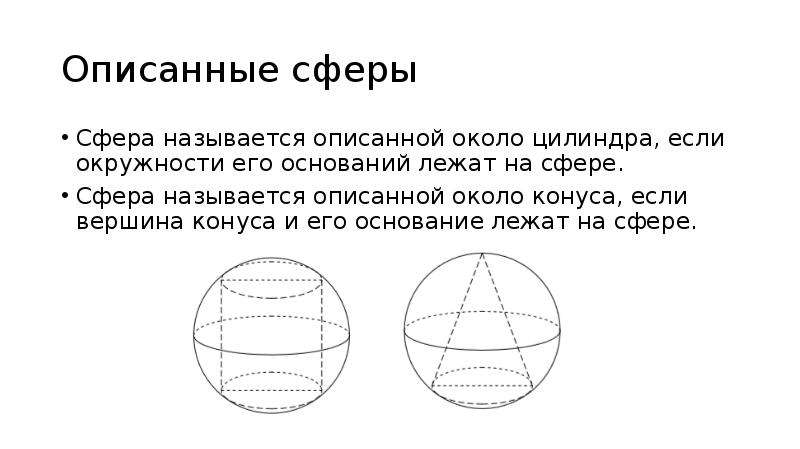 Около конуса описана сфера центр. Около конуса описана сфера. Сфера описанная около цилиндра. Сфера стереометрия. Сфера называется описанной около конуса.
