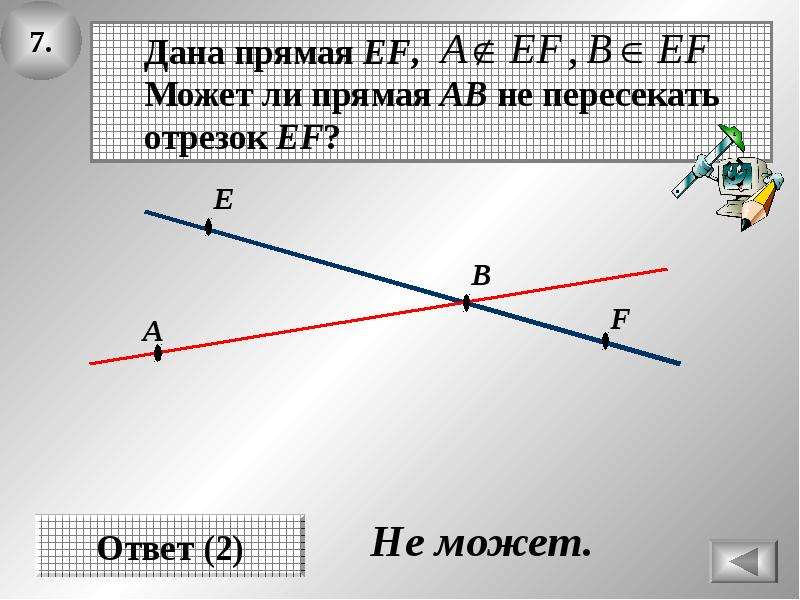 Пересекаются ли изображенные на рисунке 40 1 прямая мр и отрезок